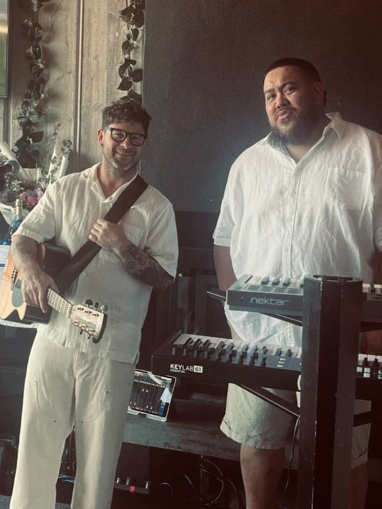 Joe and Wills performing at The Lookout